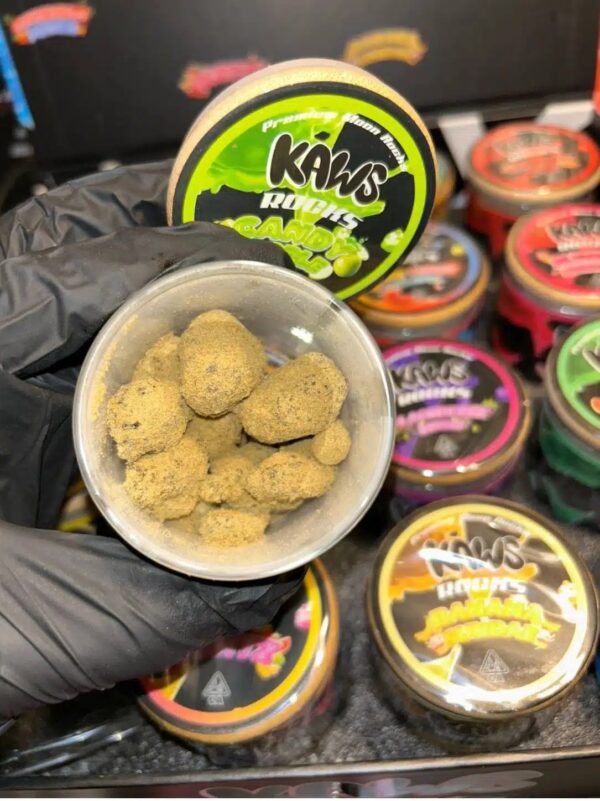 kaws moon rocks